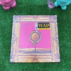 Limited Edition Gold SIGNED Cardi B WAP Vinyl